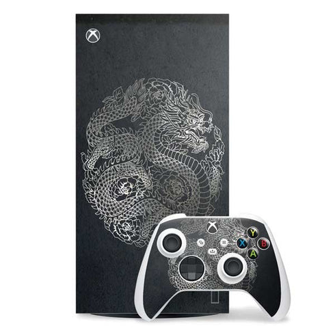Chinese Black Dragon Xbox Series X Skins